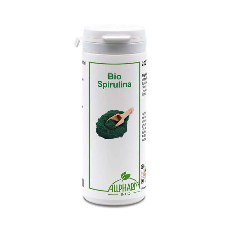 Organic Spirulina Allpharm Premium 200 St