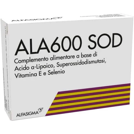 Ala600 SOD, 2x20 tablets, Alfasigma
