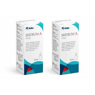 Iridium A Free Eye Drops, 2x10 ml, BioSoft Italia