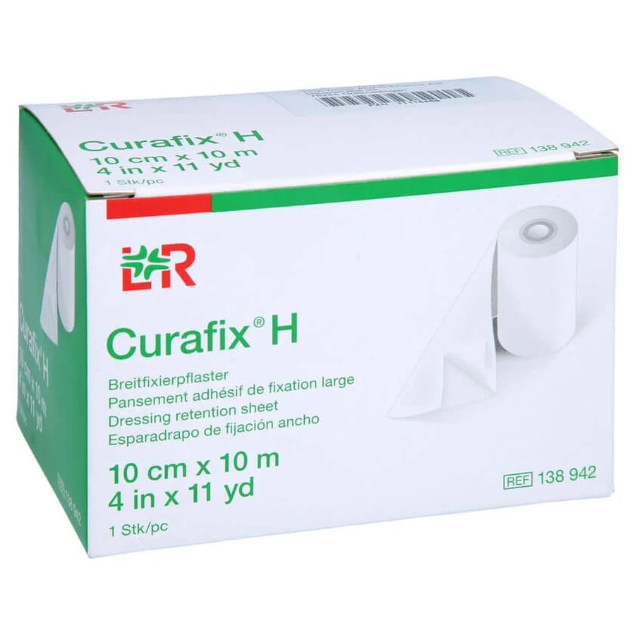 Curafix H Fixierpflaster 10 cmx10 m 1 St