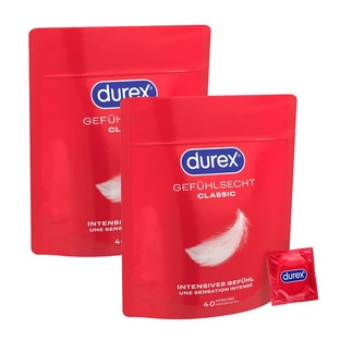 DUREX Sensitive preservativos ultrasuaves 2X40 unid.