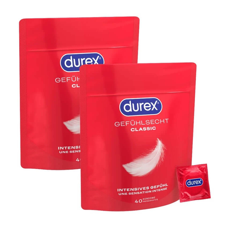 DUREX Sensitive preservativos ultrasuaves 2X40 unid.