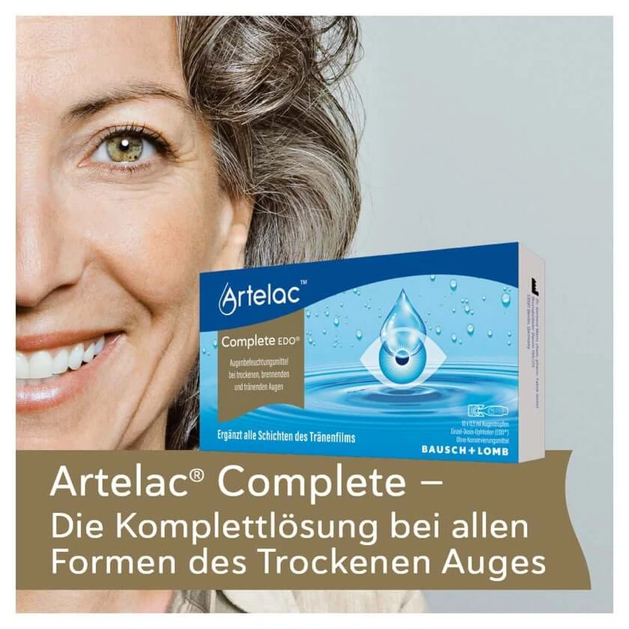 Artelac Complete EDO oogdruppels 10X0,5 ml