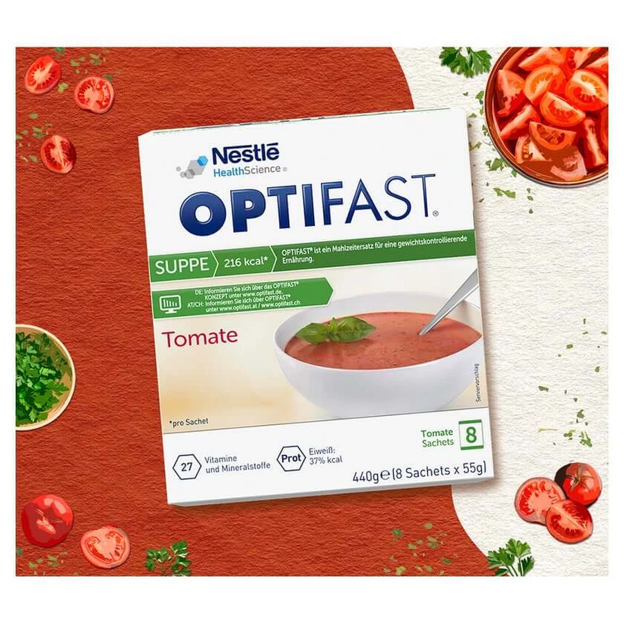 OPTIFAST Tomatensoep 8X55 g