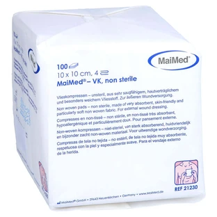 Vliesstoff-kompressen Unsteril 10x10 cm 100 St