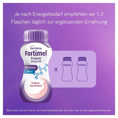 Fortimel Protein 2 kcal Strawberry 4X200 ml