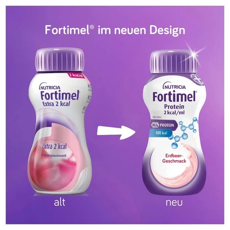 Fortimel Protein 2 kcal Strawberry 4X200 ml