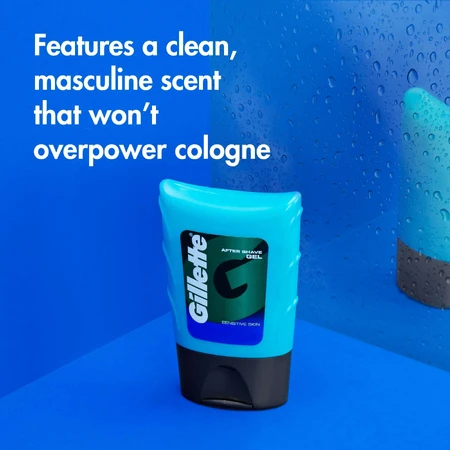 Gillette Beruhigendes After-Shave-Gel, 3 × 75 ml