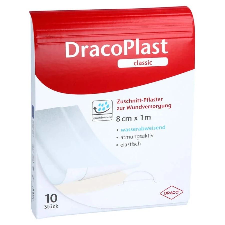 DracoPlast Classic plaster 8 cm x 1 m 1 pc