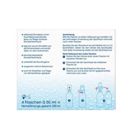 aldiamed mouth spray advantage pack 4X50 ml