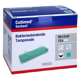 Cutimed Sorbact Tamponades 2x50 cm 24 pcs.
