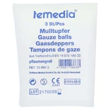 Tampone di garza misura prugna sterile 3 pz.