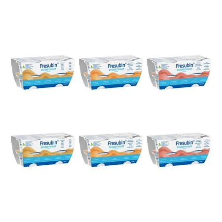 Fresubin Dessert Fruits mélangés carton en Be 24X125 g