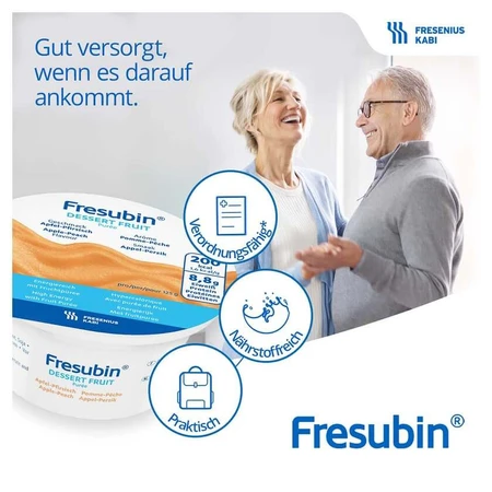 Fresubin Dessert Fruits mélangés carton en Be 24X125 g