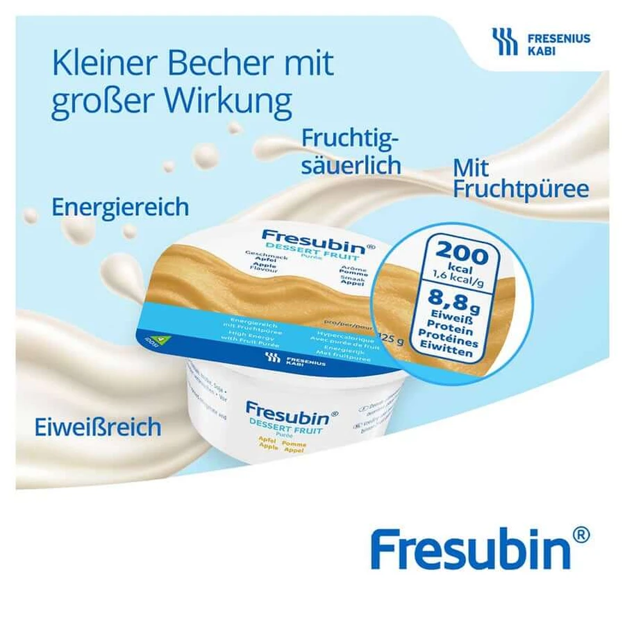 Fresubin Dessert Fruits mélangés carton en Be 24X125 g