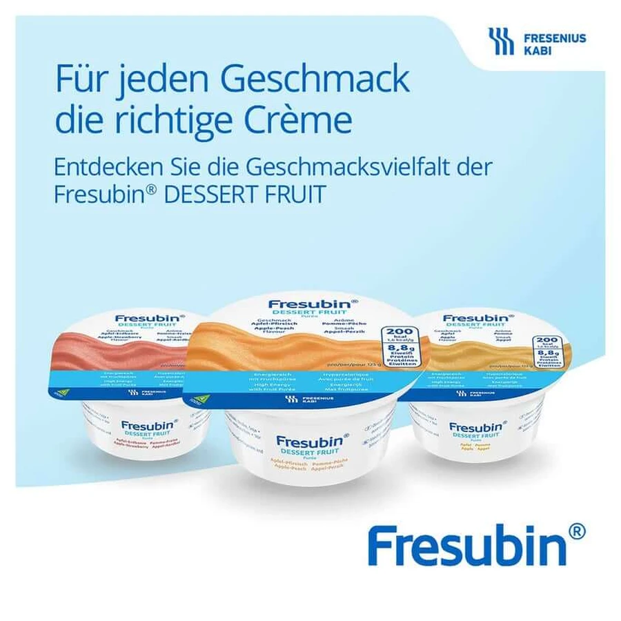 Fresubin Dessert Fruits mélangés carton en Be 24X125 g