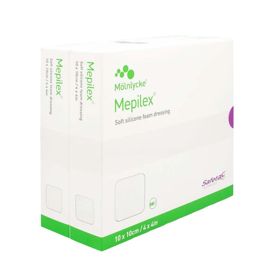 Mepilex 10x10 cm apósito de espuma 10 uds.