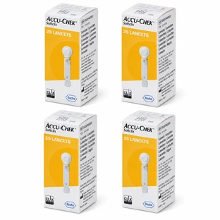 Accu-Chek Softclix, 4 x 25 unidades, Roche