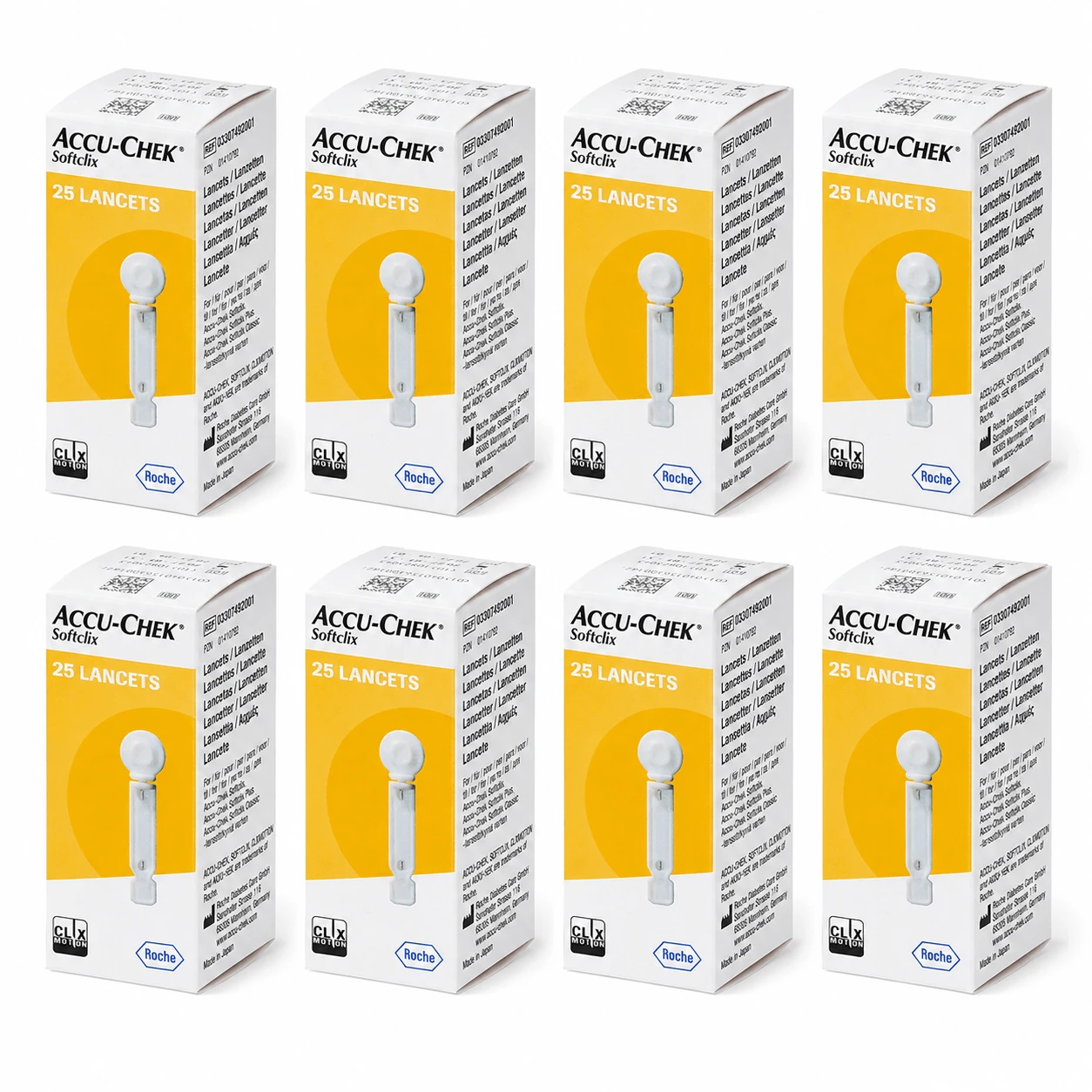 Softclix Accu-Chek Sterile Needles, 8x25 pieces, Roche