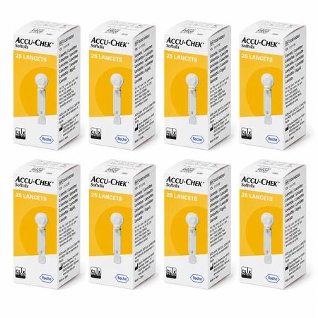 Accu-Chek Softclix, 8 x 25 unidades, Roche