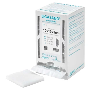 Ligasano bandage blanc 1x10x10 cm stérile 20 pcs.