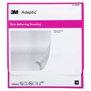 Adaptic 7,6x7,6 cm vochtig wondverband 10 st.