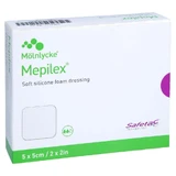 Mepilex 5x5 cm foamverband 5 stuks.