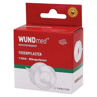 Fixatiepleister 2,5 cmx5 m transparant 1 st