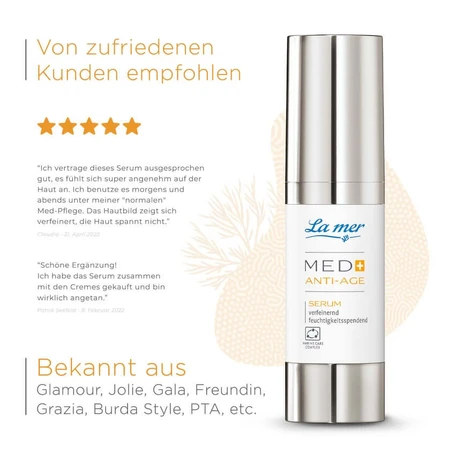 La mer MED+ ANTI-AGE Serum ohne Parfum 30 ml