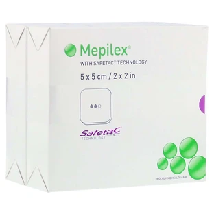Mepilex 5x5 cm foam dressing 10 pcs.