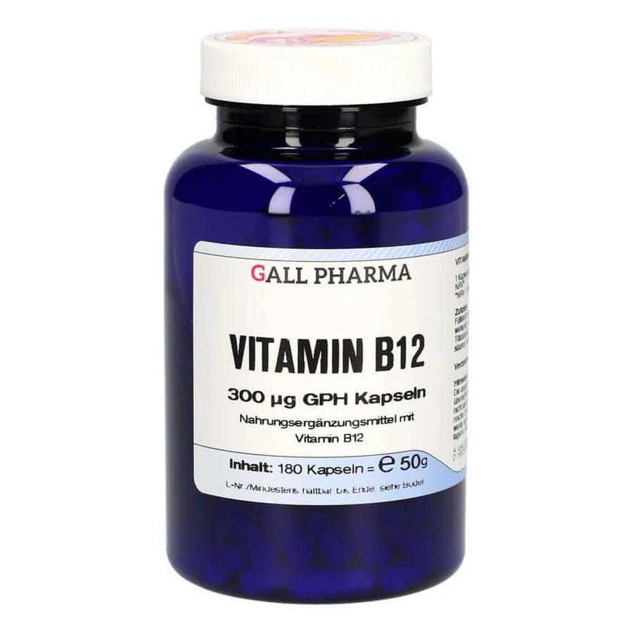 Vitamin B12 300 µg GPH Capsules 180 Capsules