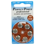 Batterie per apparecchi acustici Power PP312 6 pz.