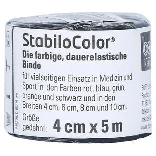 BORT Stabilocolor Binde 4 cm schwarz 1 St