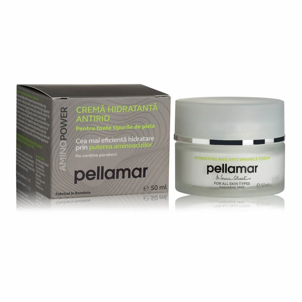 Anti-wrinkle moisturizing cream for all skin types AminoPower, 50 ml, Pellamar