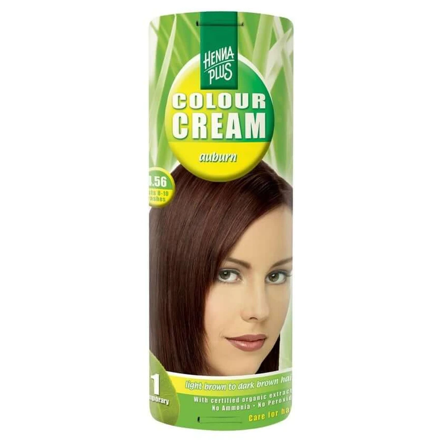 Hennaplus Cremă de culoare auburn 4,56 60 ml