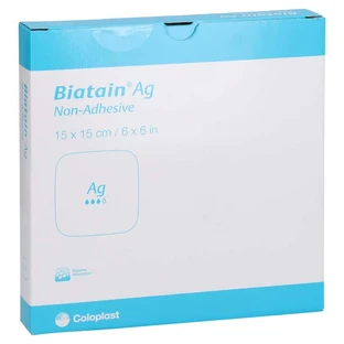 Biatain Ag foam dressing 15x15 cm not 5 pcs