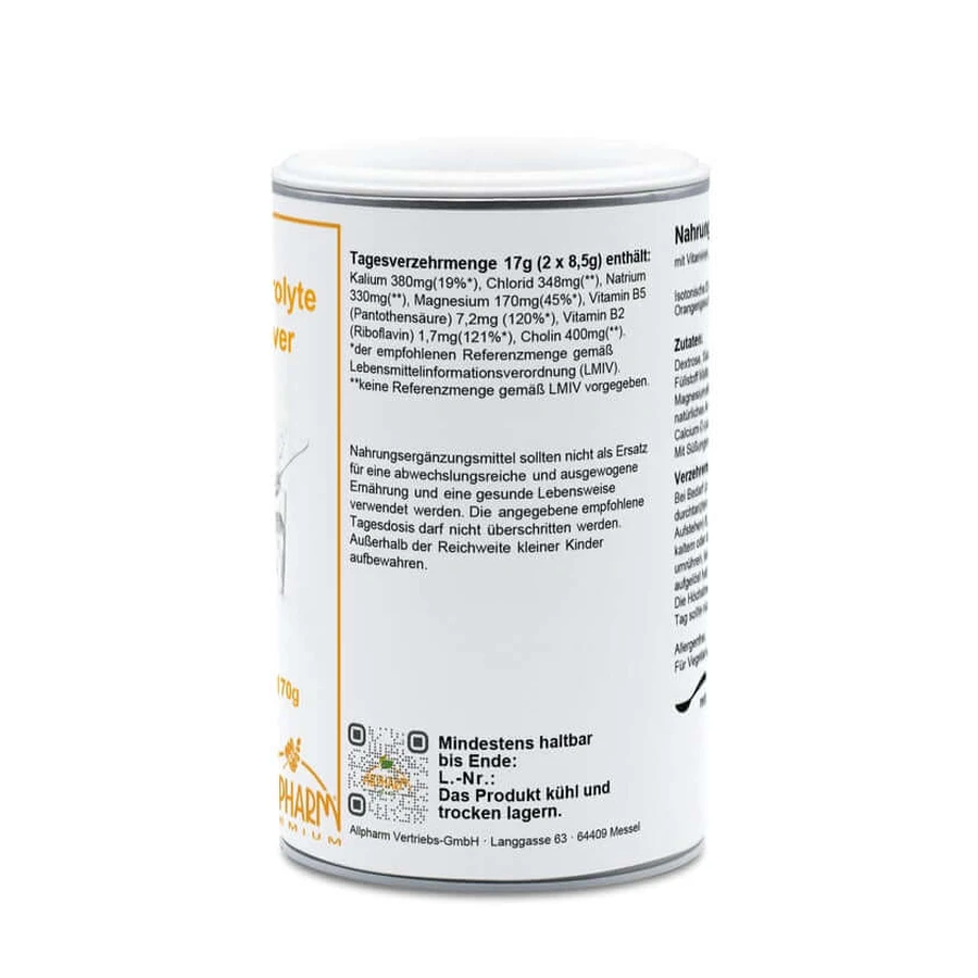 Elektrolytenpoeder Allpharm Premium 170 g
