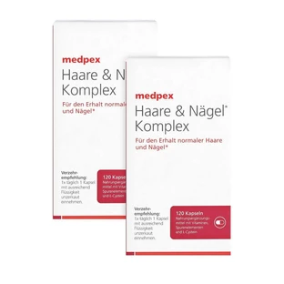medpex Hair & Nails Capsules Duo 2X120 St