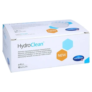 Hydroclean compresses 4 cm round sterile 10 pcs.