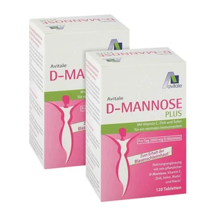 Doppelpack D-Mannose Plus 2000mg 2X120 St