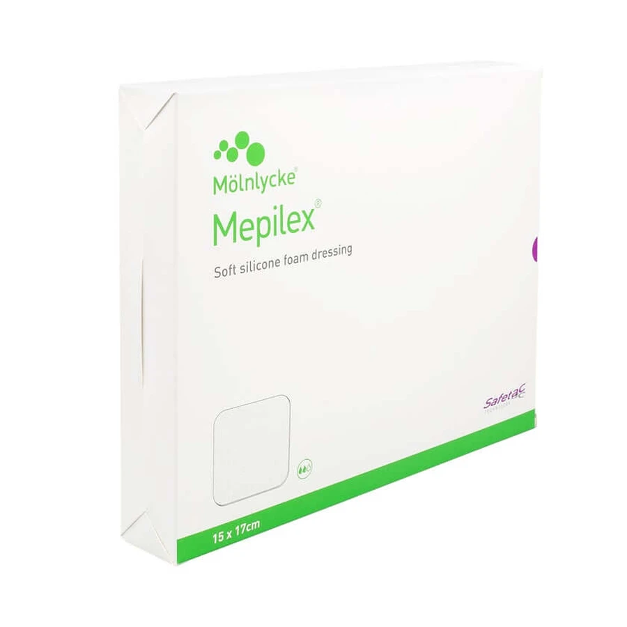 Mepilex schuimverband 15 x 17 cm, 5 stuks