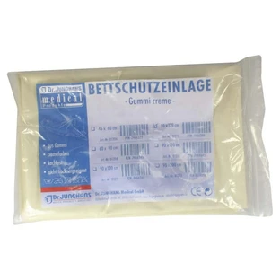 Bettschutzeinlage Gummi 90x120 cm creme 1 St