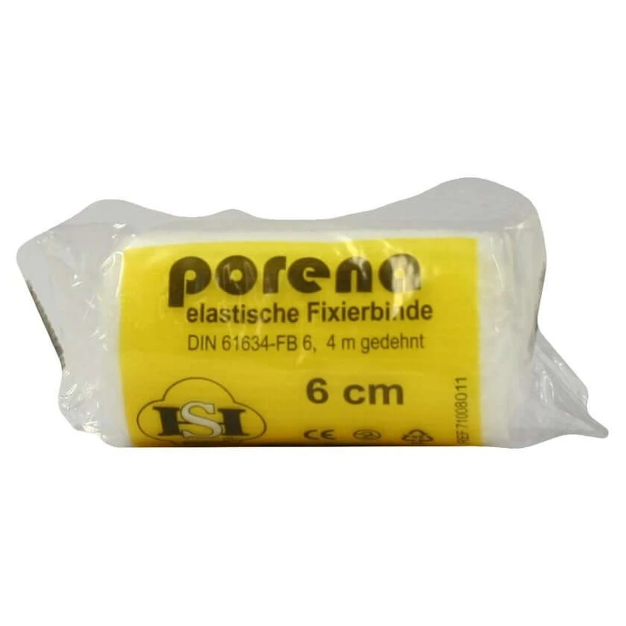 Porena venda de gasa elástica 6cm cello blanco 1 ud.