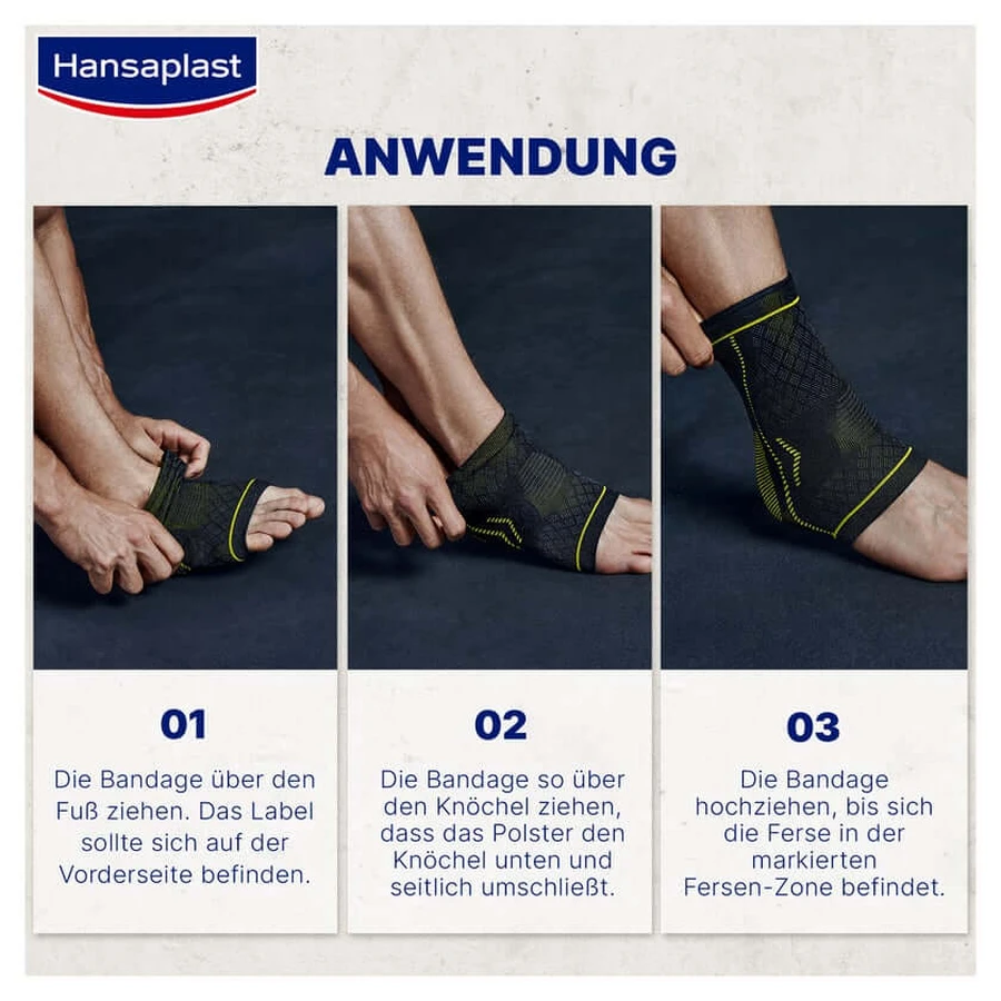 Hansaplast Performance Fußgelenkbandage L/XL 1 St