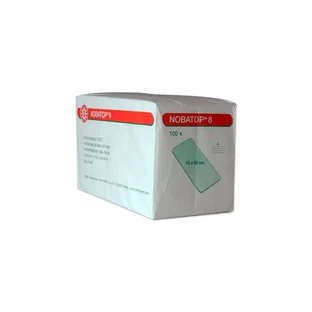 Noba Nobatop 8 compresses non tissées non stériles quadruple couche, 10 x 20 cm, 100 pcs 100 pcs