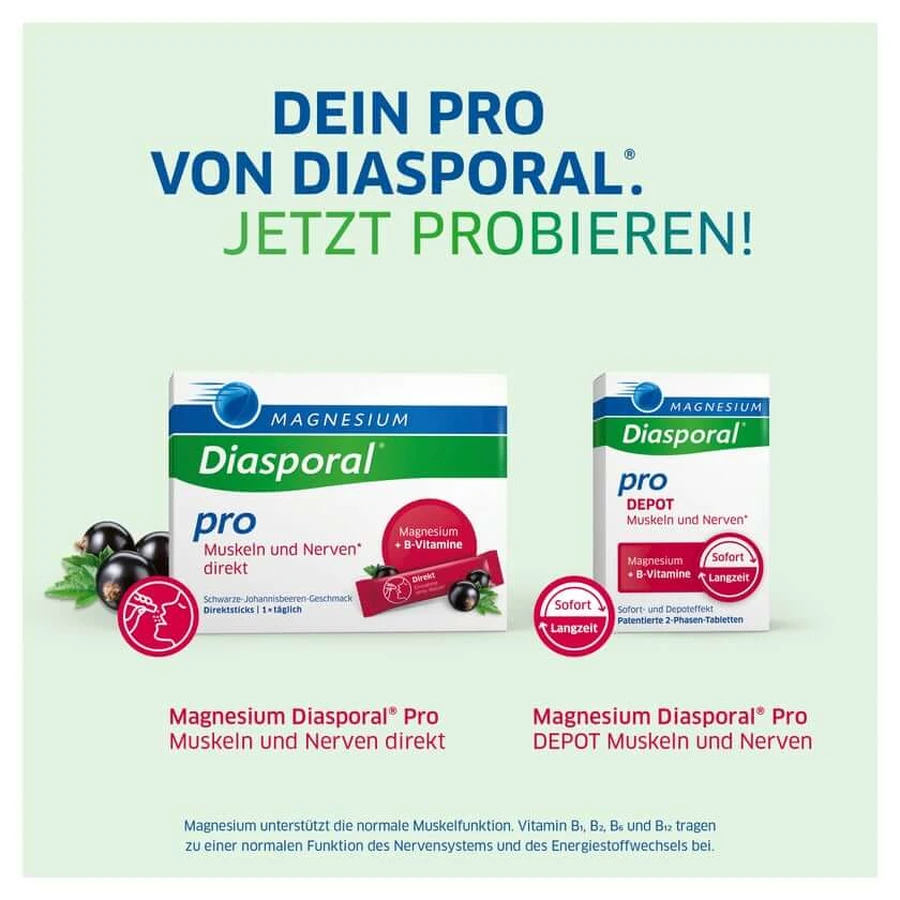 Magnésium Diasporal® pro muscles et nerfs direct 60 St