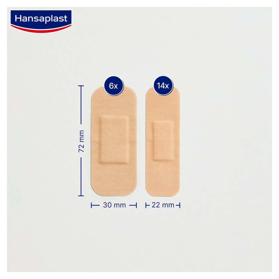 Hansaplast Esparadrapo elástico 20 unid.
