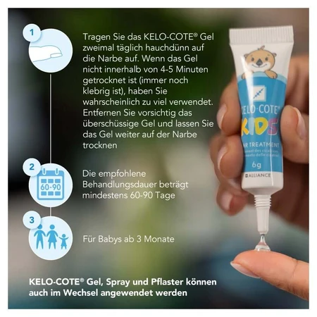 Kelo-cote Kids silicone scar gel 6 g