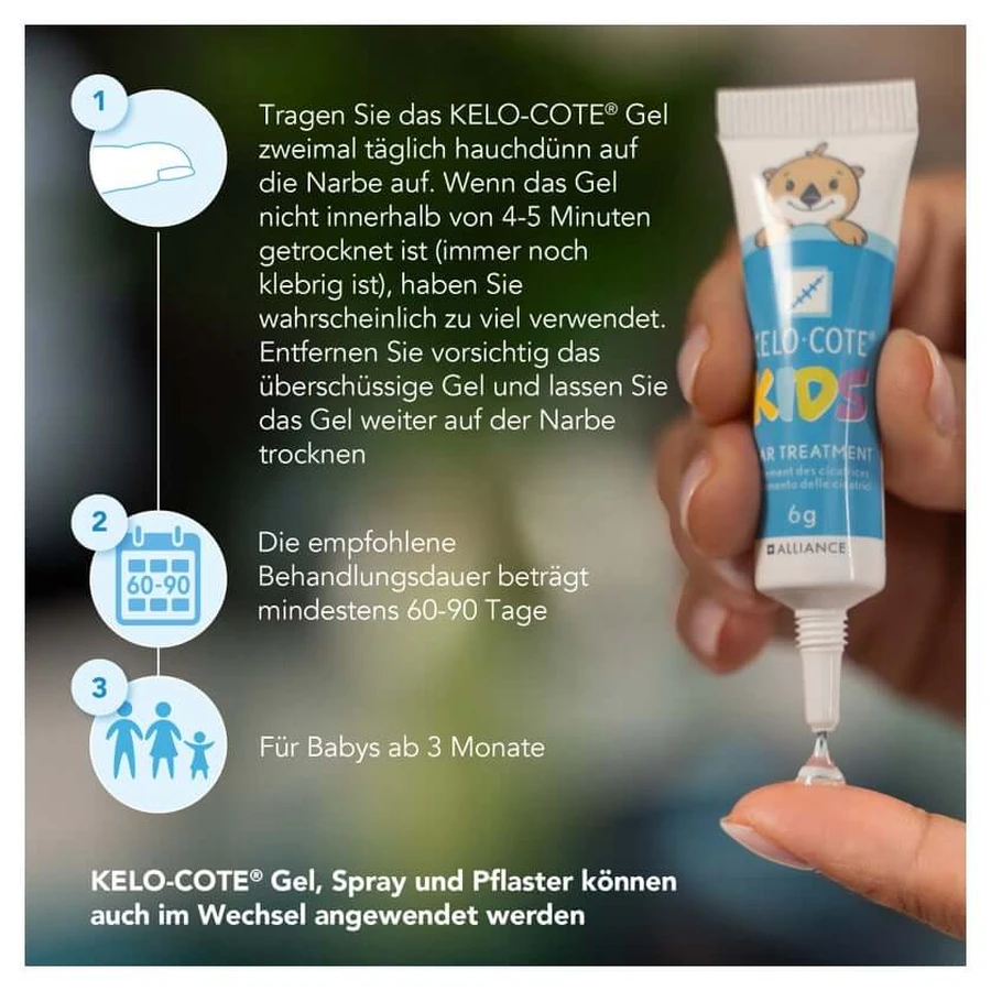 Kelo-cote Kids silicone scar gel 6 g