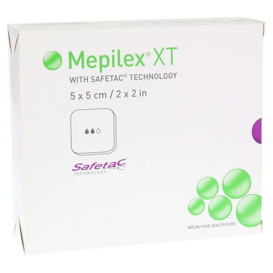 Mepilex XT 5x5 cm apósito de espuma 5 uds.